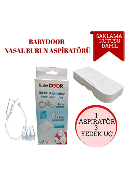 babydoor Nasal Burun Aspiratörü Bebek Saklama Kutulu Burun Temizleme Aparatı ...