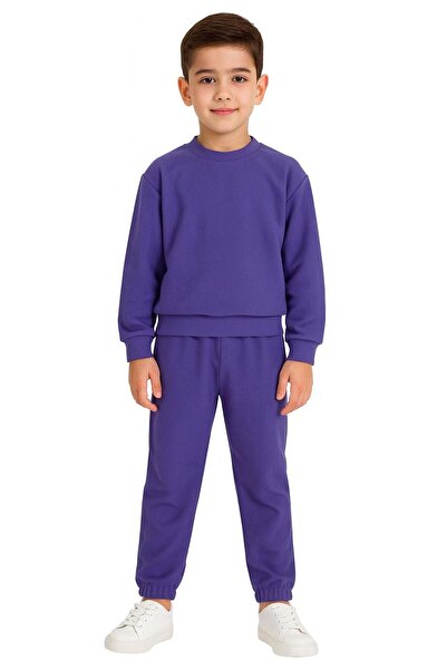 JCKS KİDS Σετ αθλητικής φόρμας με μακριά μανίκια και ελαστική μέση με διπλές τσέπες