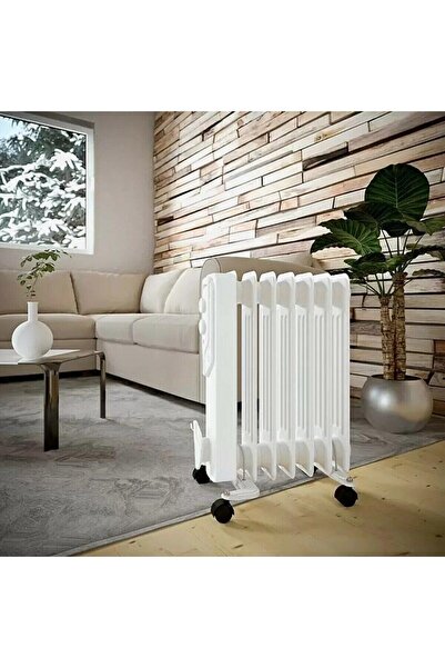 Express Reyon Voltomat Termostatlı 1500 W 7 Dilim Yağlı Radyatör Beyaz Isıtıcı