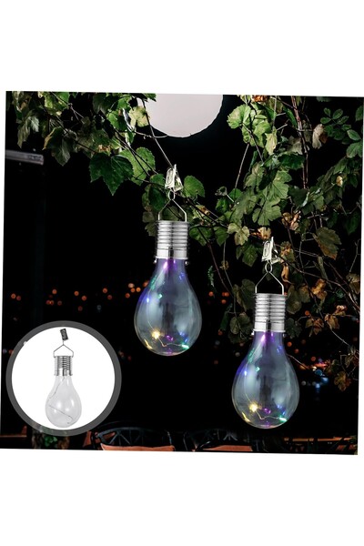Danex Lampa Solara LED, Model Bec, pentru Exterior, Ip65, Lumina Multicolora,...