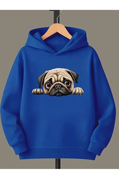 oneagılyazı Сладко пугче с качулка и графичен принт