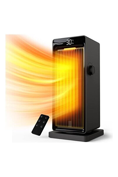 OMISOON Fan Isıtıcı 2000W, Eko Elektrikli Isıtıcı, Düşük Güç, Ptc, 24 Saat Zamanlayıcı, Salınım 90°