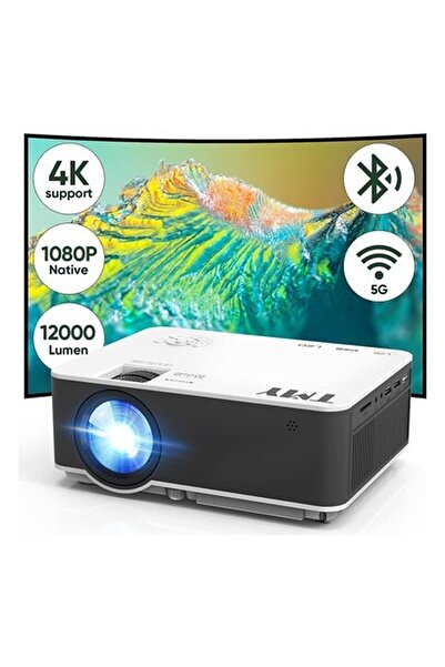 Genel Markalar 5g Wifi ve Bluetooth 5.1 - 13000 Lümen 1080P - 4K Destekli Pro...