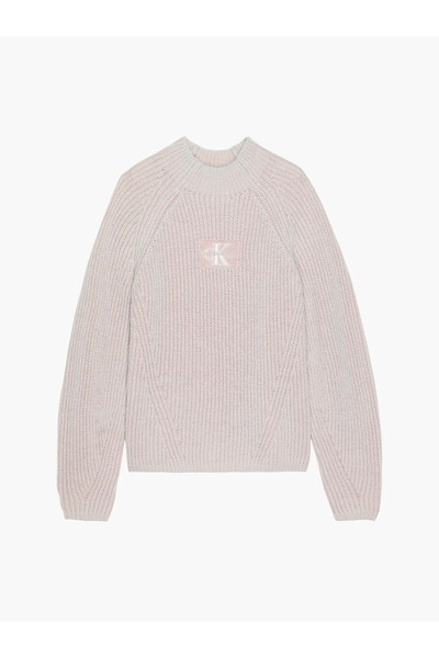 Calvin Klein DUO COLOUR MONOGRAM Kadın Pembe Kazak