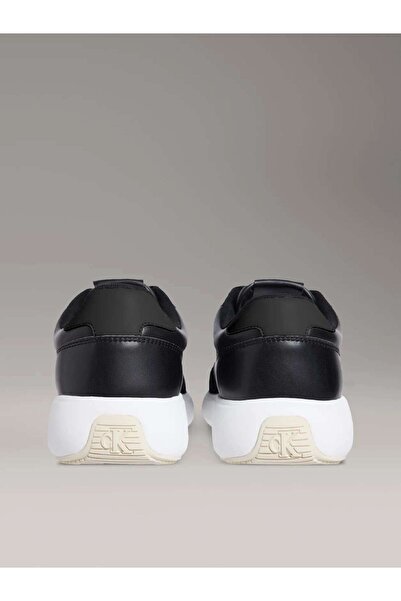 Calvin Klein ATHLEISURE RUNNER LACEUP LTH MIX Siyah Erkek Günlük Spor Ayakkabı
