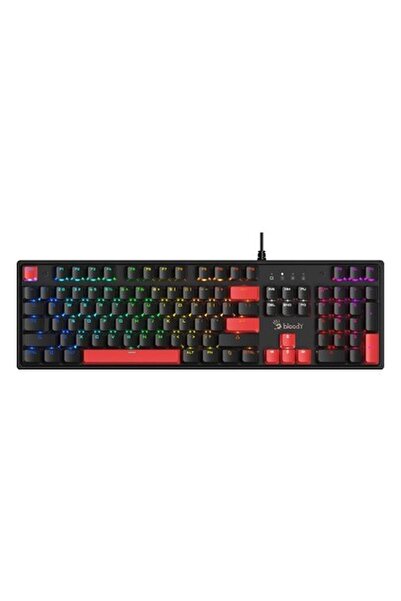 Bloody S510R Q Türkçe Mekanik Rgb Bmls Blu Fire Black Gamer Oyun Klavyesi