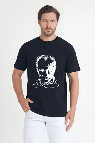 Windy Island Bărbați guler rotund Atatürk cu imprimeu bumbac 100% tricou