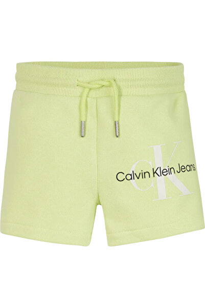 Calvin Klein REFLECTIVE MONOGRAM Kadın Yeşil Şort