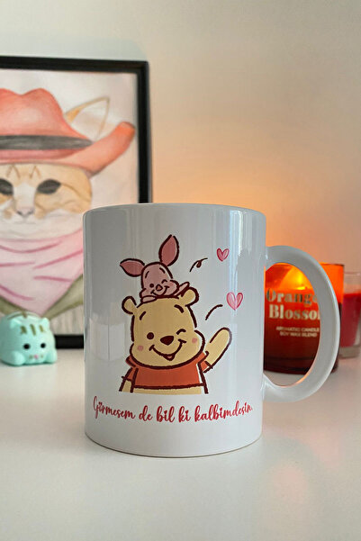 İnci Rüyası Hediyelik Winnie The Pooh & Piglet Dostluk - Arkadaşlık - BFF Kup...
