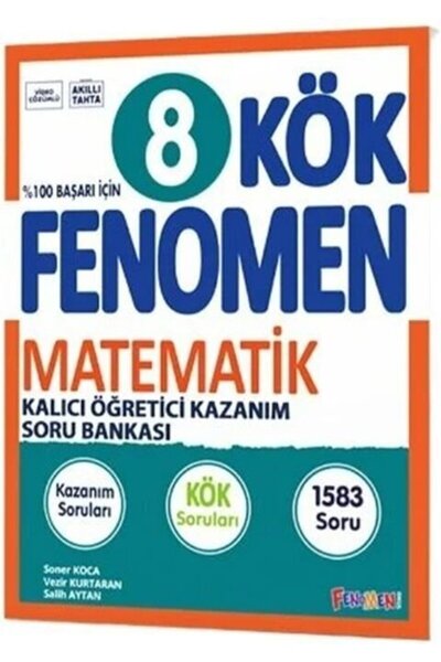 Fenomen Yayıncılık Fenomen 2026 8. Sınıf Matematik Fenomen KÖK Kalıcı Öğretic...