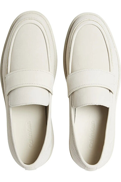 Calvin Klein LOAFER NB Erkek Krem Ayakkabı