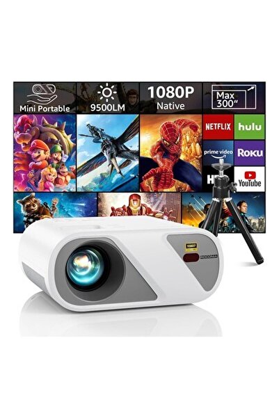 Roconia Projektör, Tripodlu Full Hd 1080P Video Projektörü