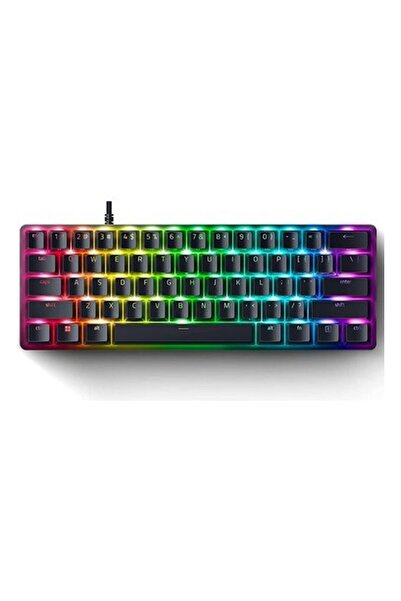 Store Huntsman Mini (Mor Anahtar) - Opto-Mekanik Anahtarlı Kompakt% 60 Oyun Klavyesi (Pbt Tuş Başlıkları,