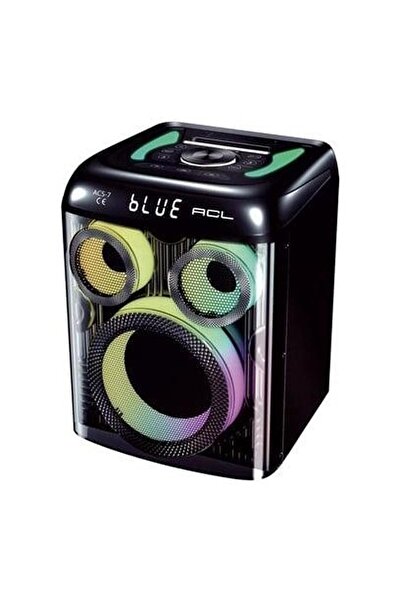 HZL ACS-7 50W Bluetooth Hoparlör | 8” İnç Speaker, Mikrofon, RGB Yüksek Sesli...