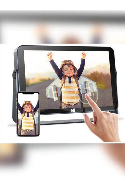 Kodak 10” WiFi 6 Akıllı Dijital Fotoğraf Çerçevesi – Full HD, Dokunmatik, 32 ...