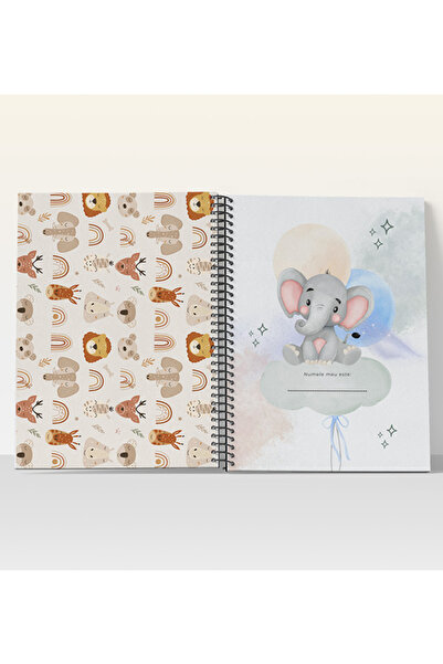 Giftycal Baby diary, diary with baby's memories from the first year of life, Dream model