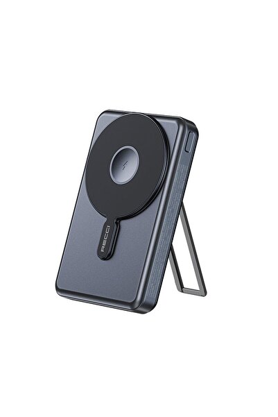 Recci RPB-W23 Pd 20W Standlı Type-C ve Lightning Kablolu Magsafe Powerbank 15...
