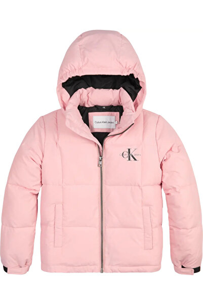 Calvin Klein SHORT QUILTED PUFFER Kadın Pembe Şişme Mont