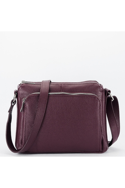 SOFILINE Burgundy genuine leather bag Camelia 124