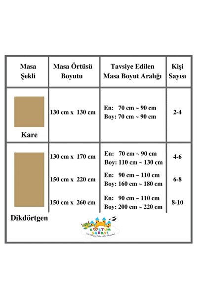 Kostüm Sarayı Beige Colored Cotton Carefree Duck Fabric Tablecloth