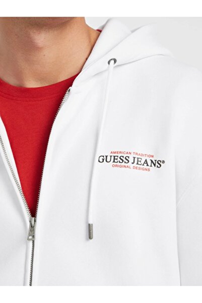 Guess Ανδρικό τζιν λευκό φούτερ M4YQ27K9V31-G011