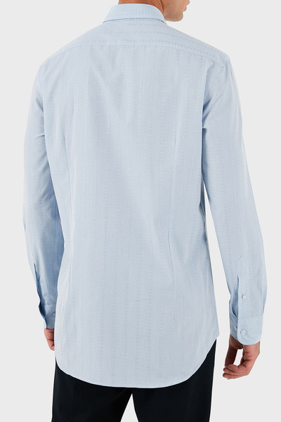 ETRO Logolu % 100 Pamuk Regular Fit Uzun Kollu Gömlek Erkek GÖMLEK MRIB000299 TR579 B0665