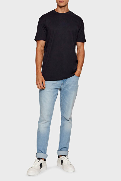 Armani Exchange Ανδρικό μπλουζάκι από 100% βαμβάκι με κανονική εφαρμογή με λαιμόκοψη XM001442 AF10358 UB101