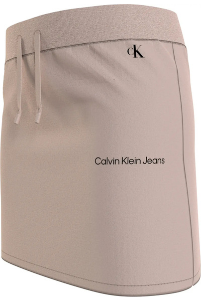 Calvin Klein CKJ LOGO SKIRT Kadın Kahverengi Etek
