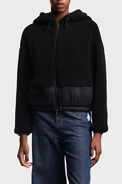 Emporio Armani Soft Textured Regular Fit Hooded Coat Coat Ew001371 Af16465 Uc001