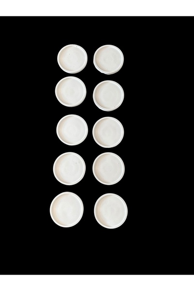 magnocandles 10 adet bardak altlığı boyasız taş tozu yapımı 11 cm çap