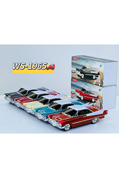 ErginGroup WS-1965 Yeni Dodge 59 Klasik Araba Kablosuz Bluetooth Hoparlör Speaker 10 Watt Fm Radyo Sd Kart USB