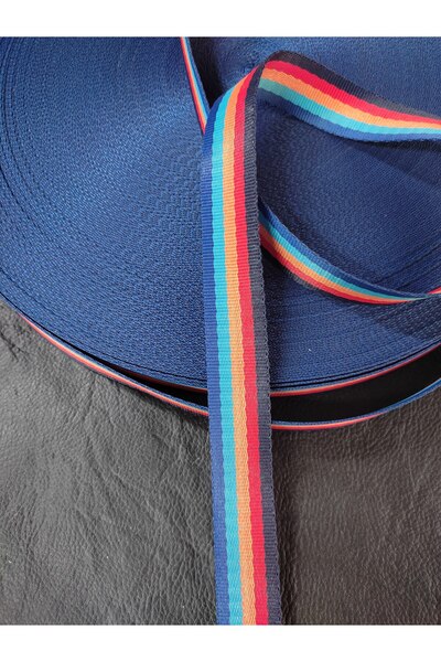 SS Oto 2.5cm Durable Multi-Color Polyester Heavy Duty Webbing Bag Strap and Hobby Strap (1 Meter)