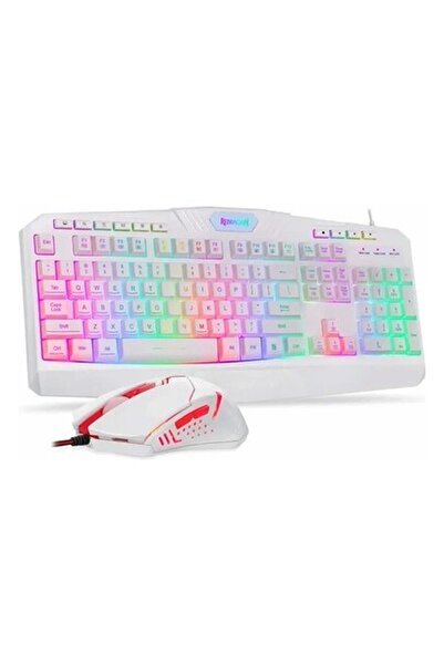 REDRAGON S101 Kablolu Oyun Klavyesi ve Faresi White