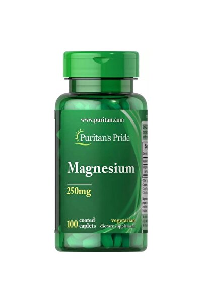 Puritans Pride Magneziu 250 mg, Puritans Pride, 100 comprimate