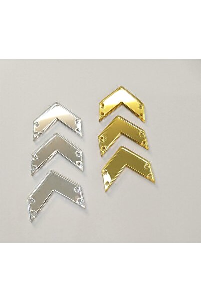 Slasa 50 Pieces of Reflective Silver Acrylic Rhinestones by - Mixed Sizes and...