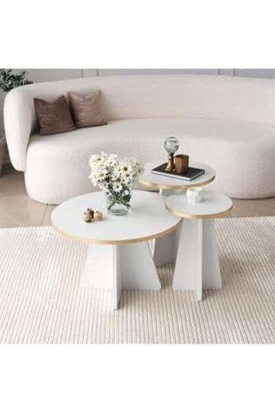 Mena Rise polysight Mushroom Sehpa /Beyaz polyrush 1166718