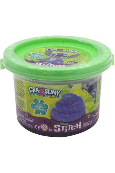 CrazArt Cra-Z-Slimy Disney Stitch: Slime with Confetti Slime Toy