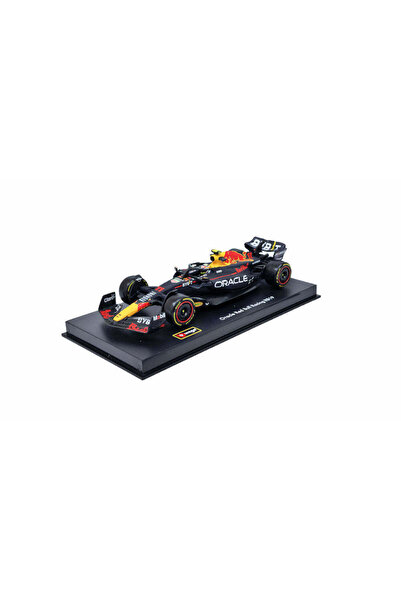 BBURAGO Macheta auto Honda F1 Red Bull Racing RB 19 N 11 2023 Sergio Perez cu vitrina si pilot, 1:43