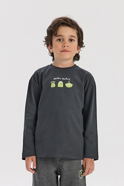 Nebbati Bg Store Boy's Anthracite Tshirt