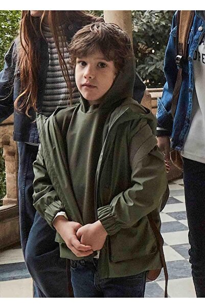 MAYORAL Winter Boys' Jacket Raincoat - Green