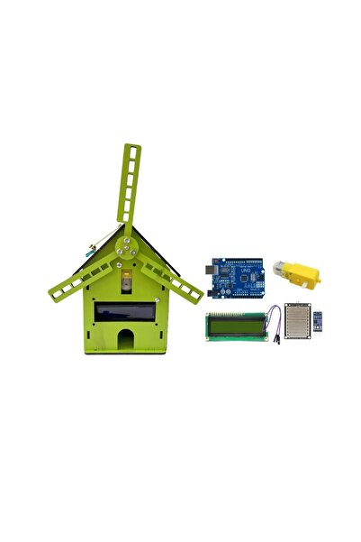Fapatech Arduino Uyumlu Akıllı Yel Değirmeni Stem Fen Proje Eğitim Seti