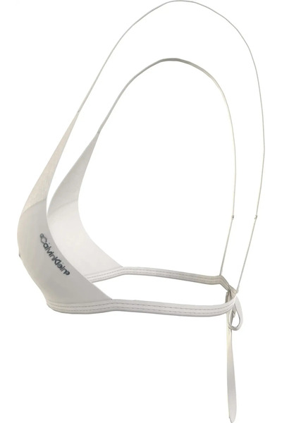 Calvin Klein TRIANGLE-RP Kadın Beyaz Bikini Üstü