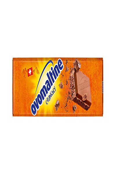 OVOMALTİNE شوكولاتة سويسرية صغيرة مقرمشة بالحليب تحتوي على 32% من الكاكاو الصلب، 42 جم × 12 قطعة