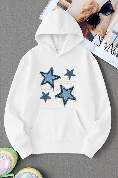 trendypassion Hanorac oversize unisex cu imprimeu Eternal Light