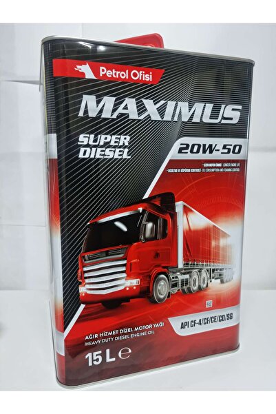 MAXIMUS SUPER DIESEL 20W50 15 LT TNK MOTOR YAĞI