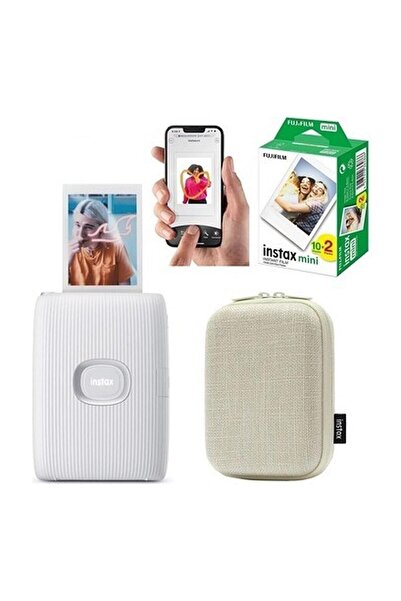 Fujifilm Instax Mini Link 2 Akıllı Telefon Yazıcısı 20'li Film ve Çantalı Seti 1