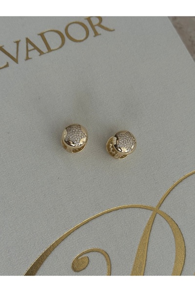 LUXSTONE Star Bomb Gold Earrings