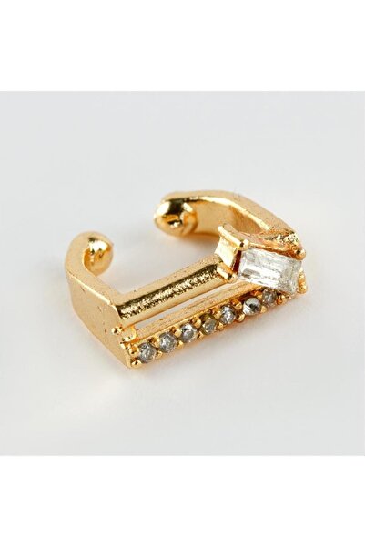 ZERO LAND Nhrhls Single Row Zircon Stone (111215) Cartilage Earring-Yellow