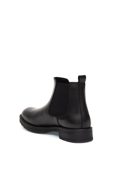 Pierre Cardin Siyah %100 Deri Kauçuk Taban Chelsea Bot 50318873-VR046