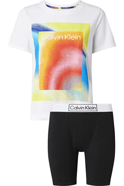 Calvin Klein SHORT SET Kadın Siyah Eşofman Takımı